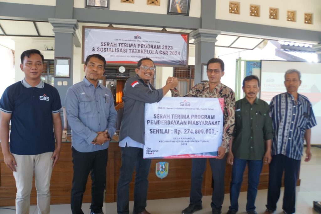 Irigasi Pertanian, Upaya SIG Pabrik Tuban Sejahterakan Petani&nbsp;Karanglo