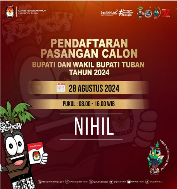 Hari Ke 2 Masih Nihil, Paslon Aditya Halindra Faridzky – Joko Sarwono dan Paslon Riyadi – Gus Wafi, Akan Mendaftar Kamis&nbsp;Besok