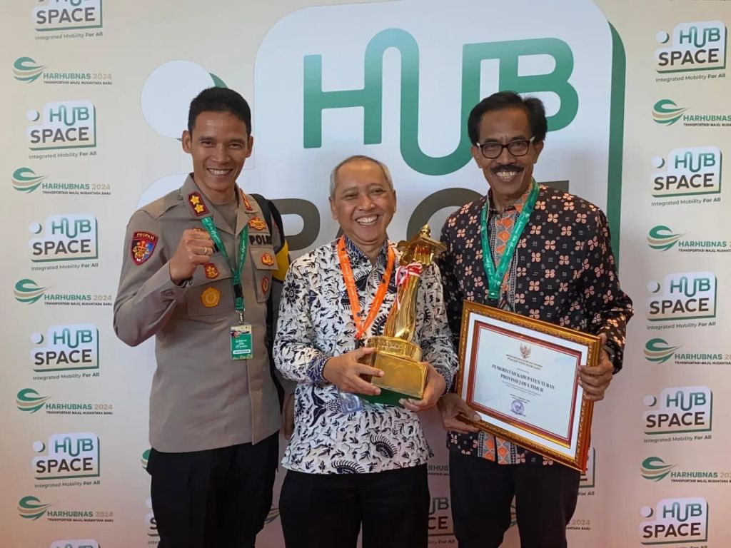 Sistem Transportasi Baik Dan Aman, Tuban Raih Penghargaan Wahana Tata Nugraha