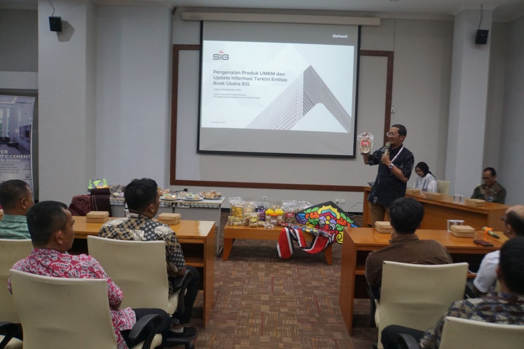 SIG Pabrik Tuban Bersama Anak Usaha Komitmen Majukan UMKM Binaan